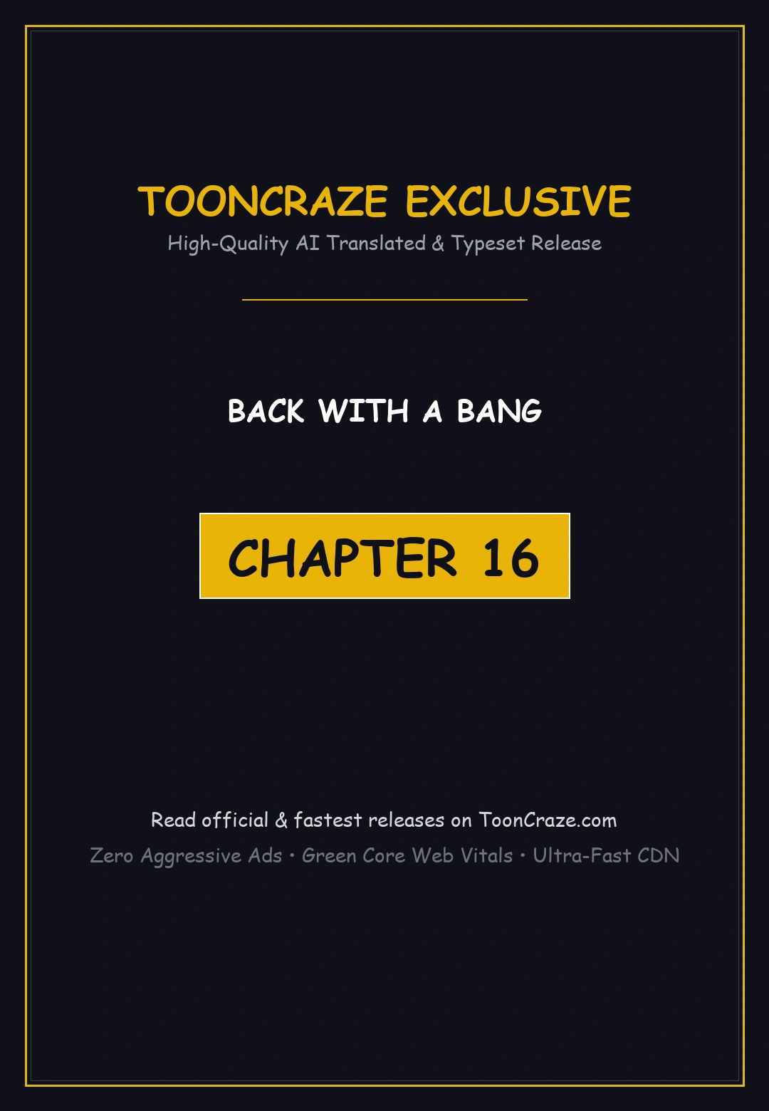 Back With A Bang Chapter 16 - Page 1