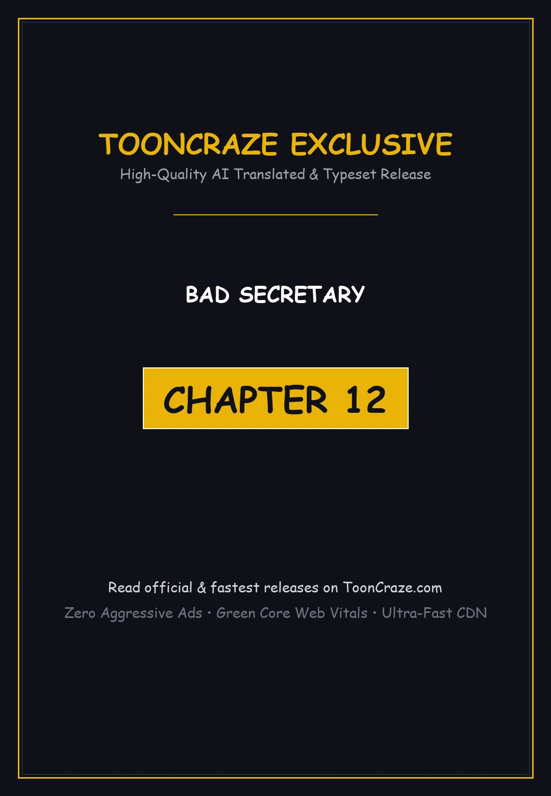 Bad Secretary Chapter 12 - Page 1