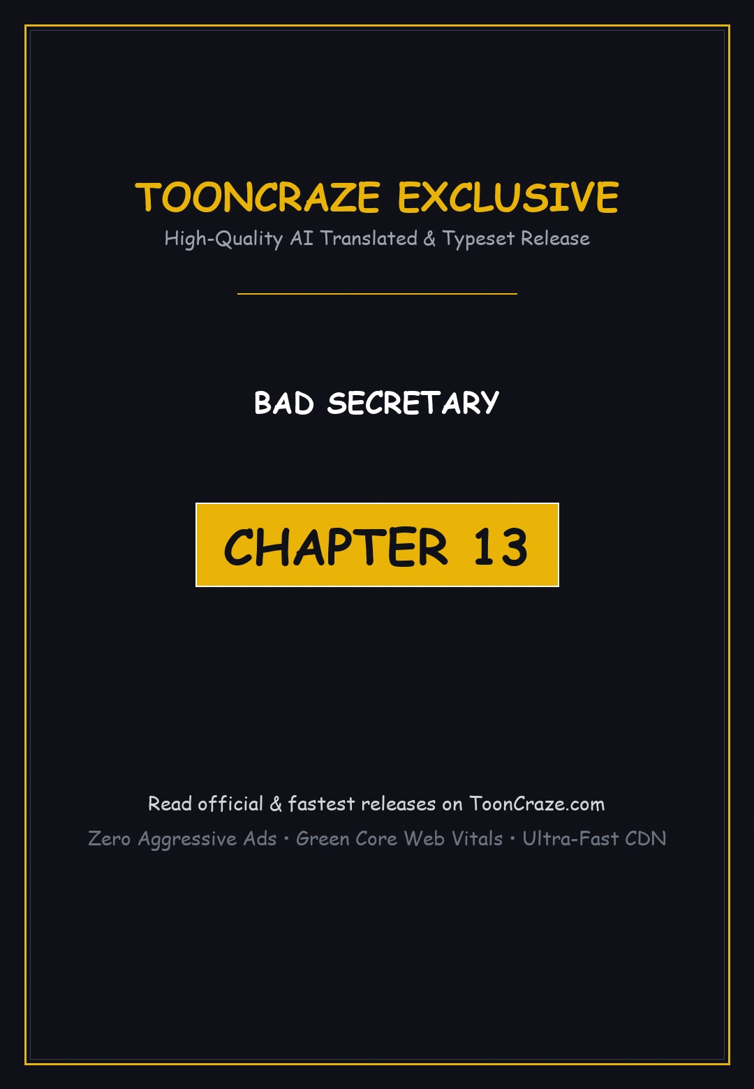Bad Secretary Chapter 13 - Page 1