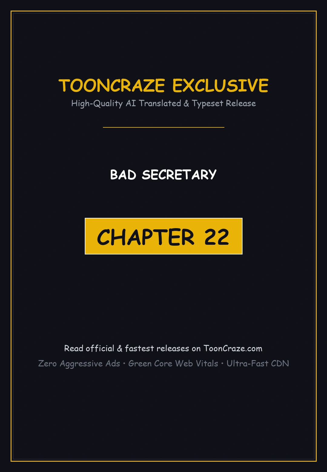 Bad Secretary Chapter 22 - Page 1