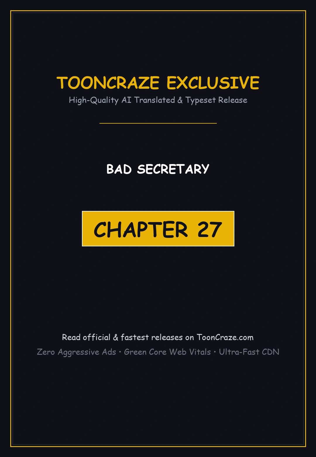 Bad Secretary Chapter 27 - Page 1
