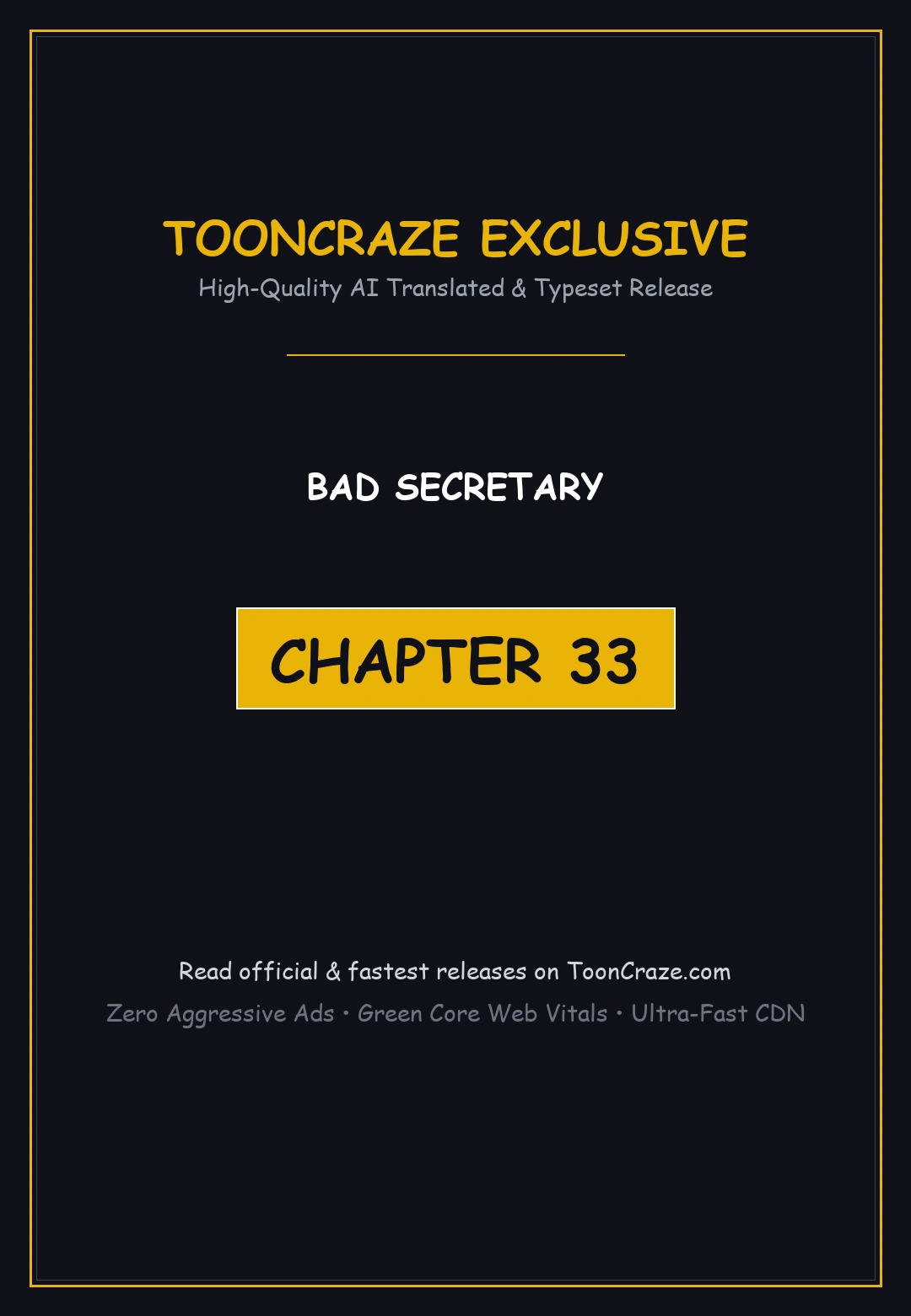 Bad Secretary Chapter 33 - Page 1
