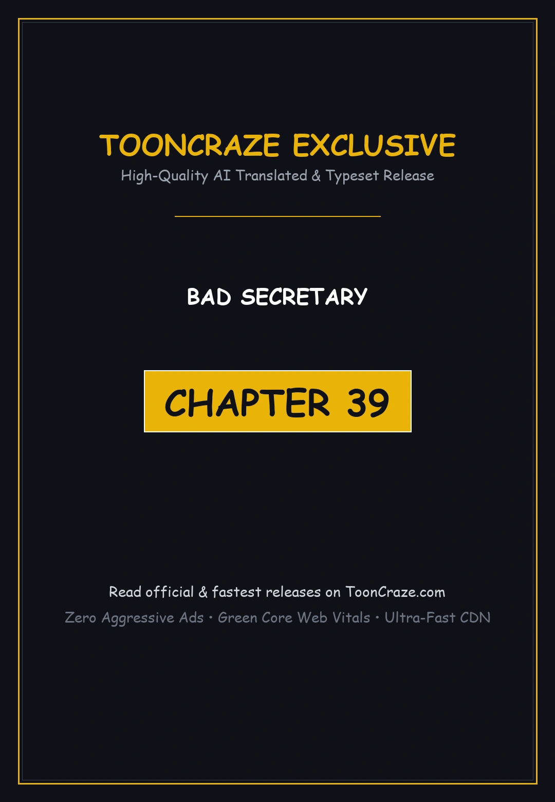 Bad Secretary Chapter 39 - Page 1