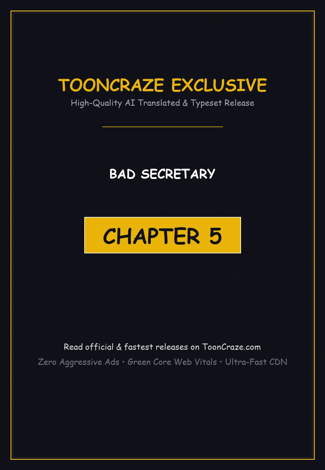Bad Secretary Chapter 5 - Page 1