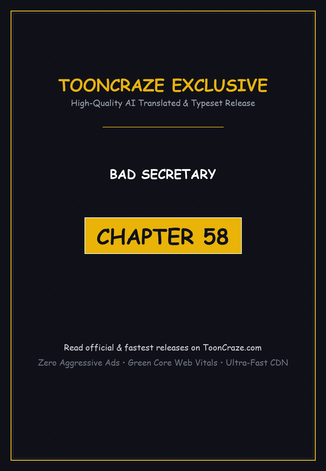 Bad Secretary Chapter 58 - Page 1