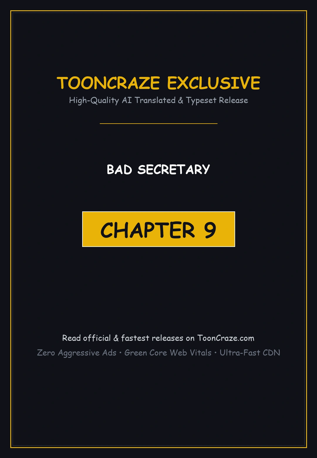 Bad Secretary Chapter 9 - Page 1