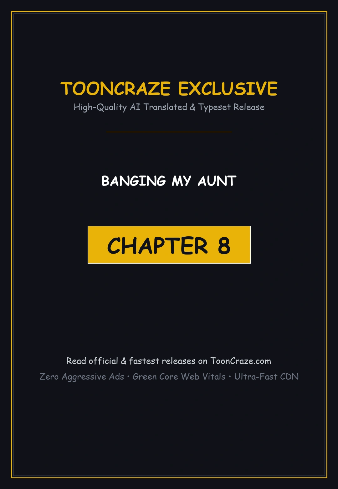 Banging My Aunt Manhwa Bdagbb Chapter 8 - Page 1