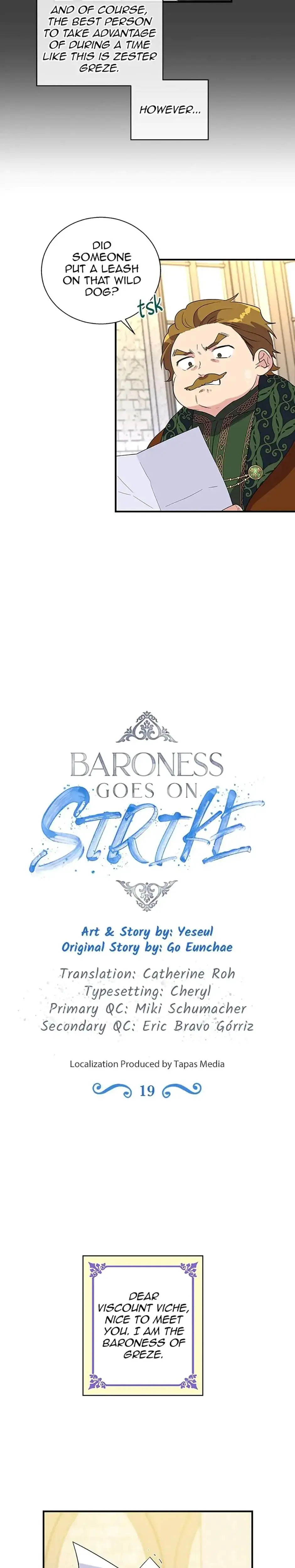 Baroness Goes On Strike Chapter 19 - Page 3