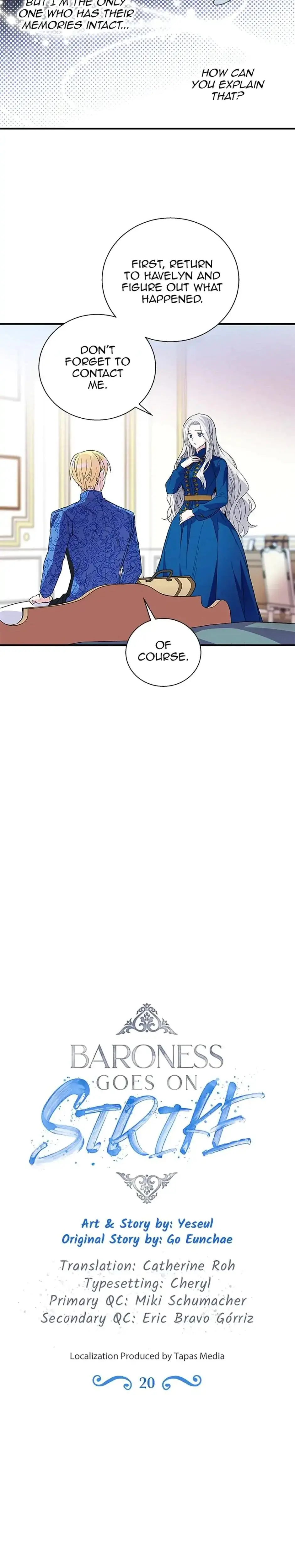 Baroness Goes On Strike Chapter 20 - Page 5