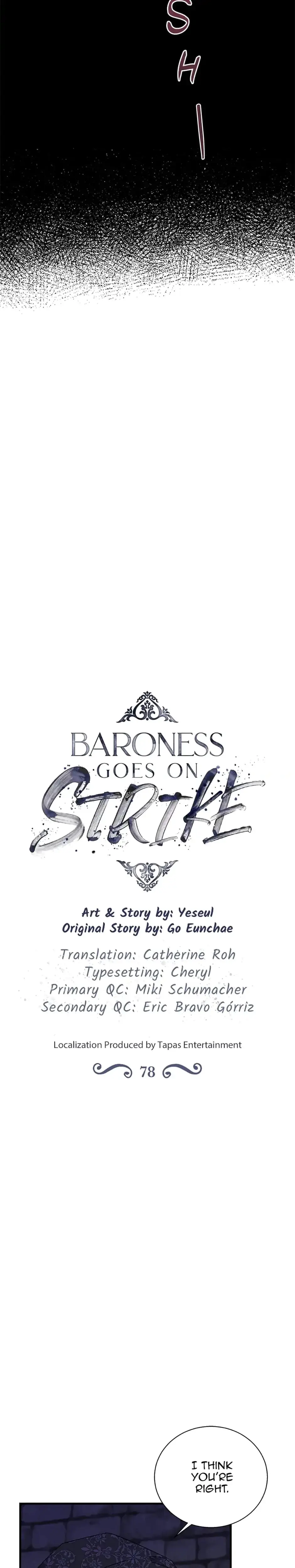 Baroness Goes On Strike Chapter 78 - Page 9