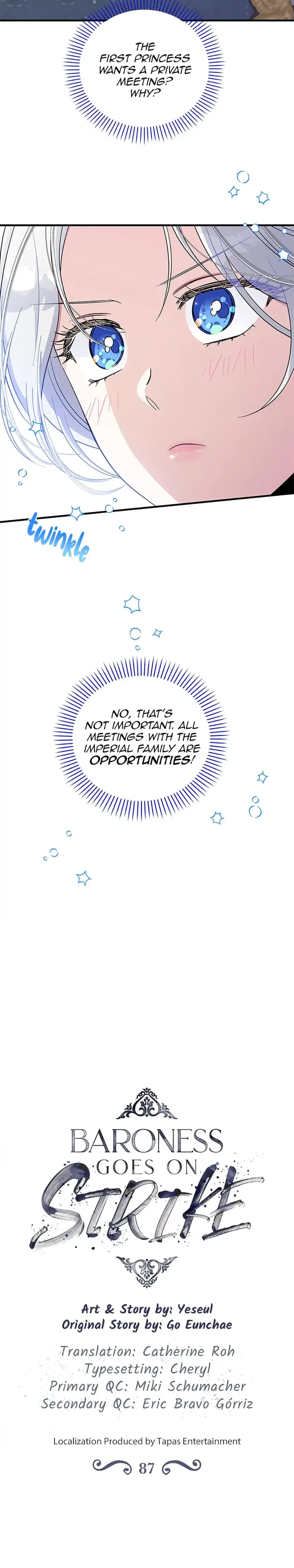 Baroness Goes On Strike Chapter 87 - Page 3