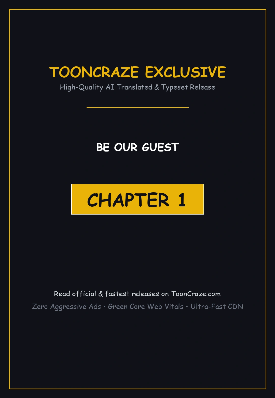 Be Our Guest Chapter 1 - Page 1