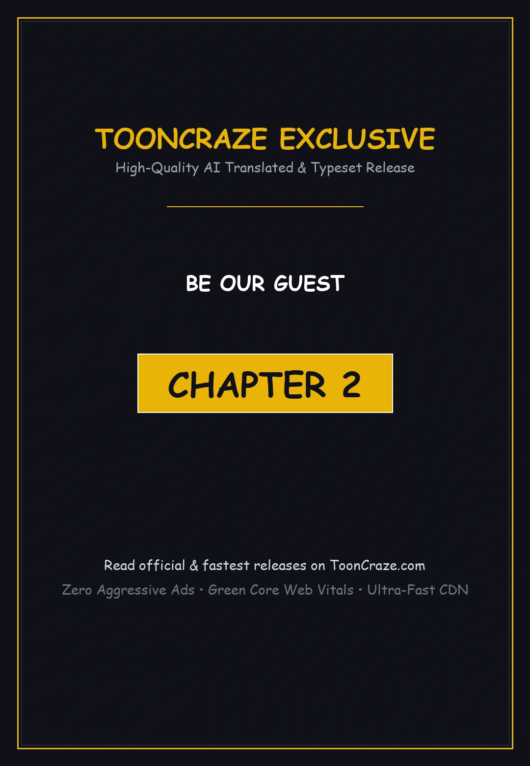 Be Our Guest Chapter 2 - Page 1