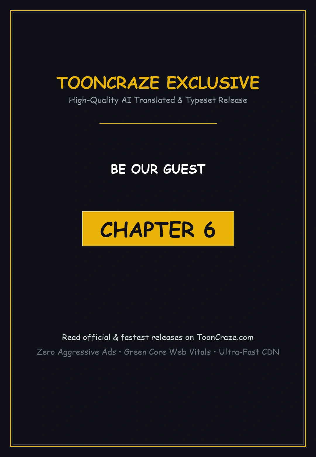 Be Our Guest Chapter 6 - Page 1