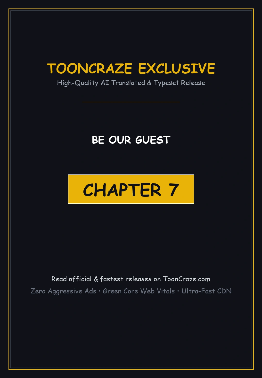 Be Our Guest Chapter 7 - Page 1