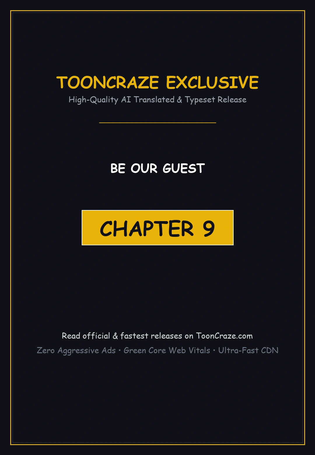 Be Our Guest Chapter 9 - Page 1