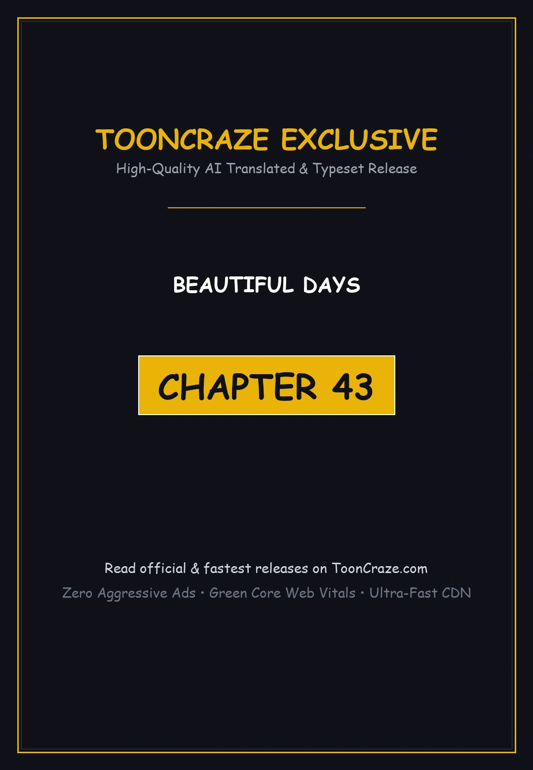 Beautiful Days Chapter 43 - Page 1