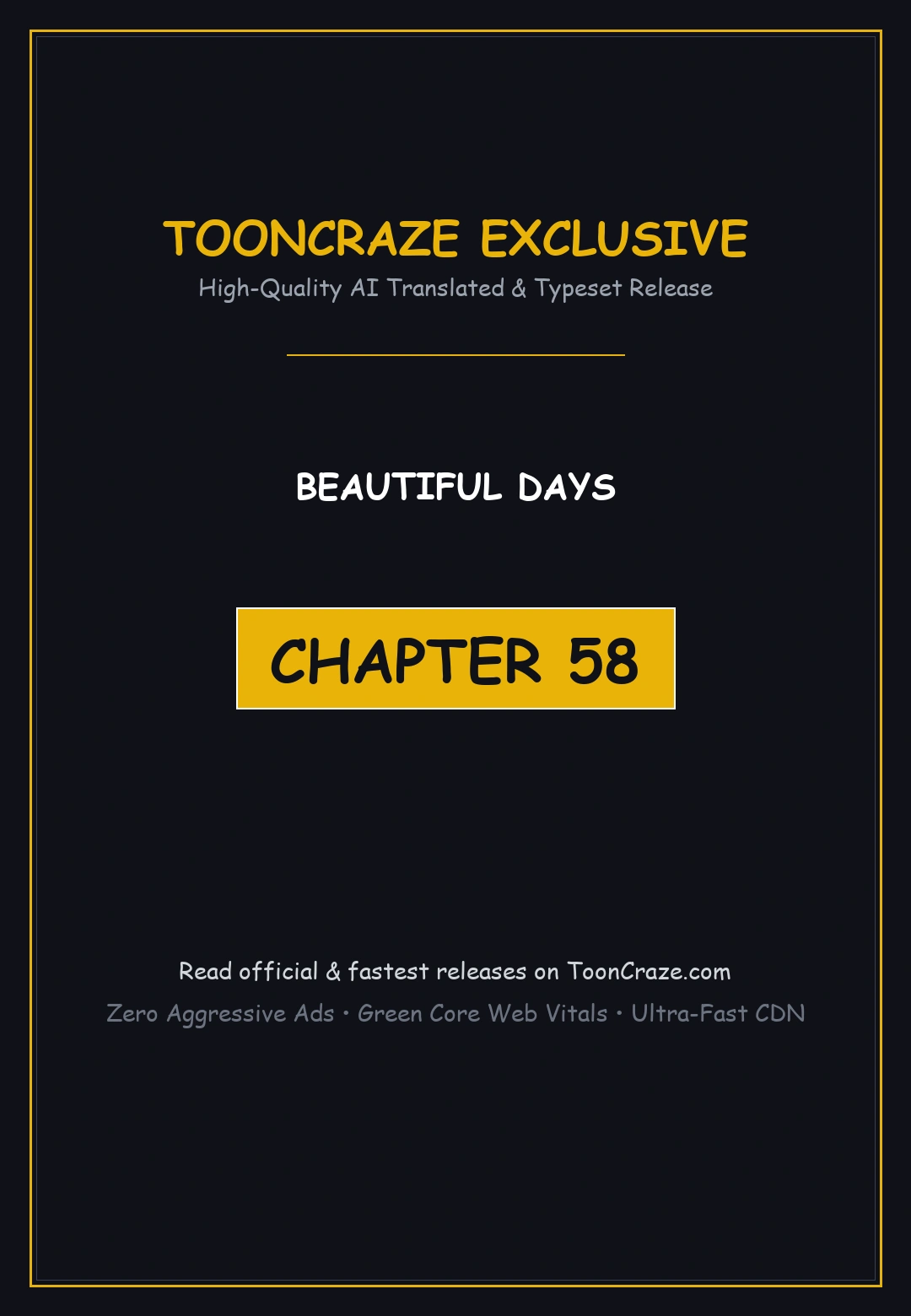 Beautiful Days Chapter 58 - Page 1