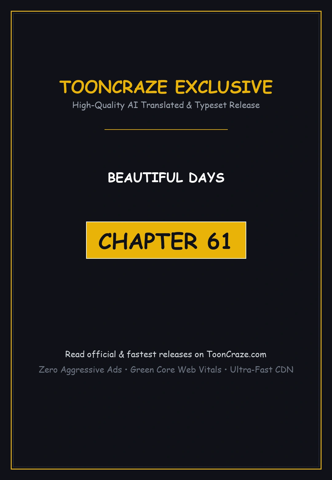 Beautiful Days Chapter 61 - Page 1