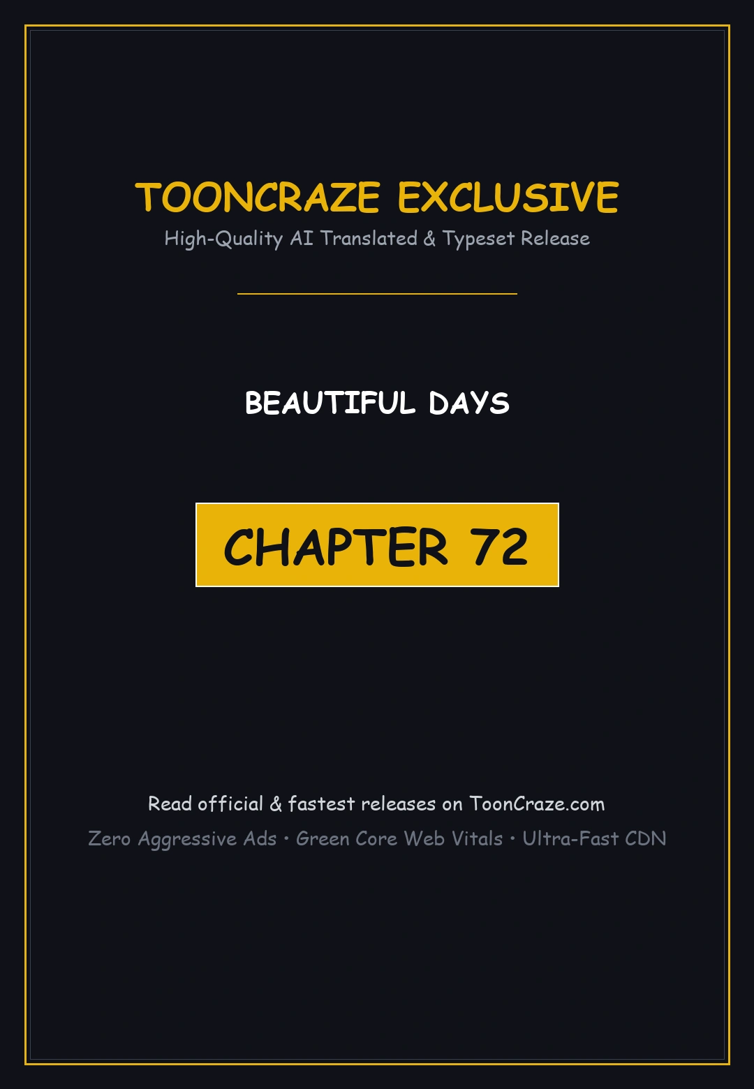 Beautiful Days Chapter 72 - Page 1
