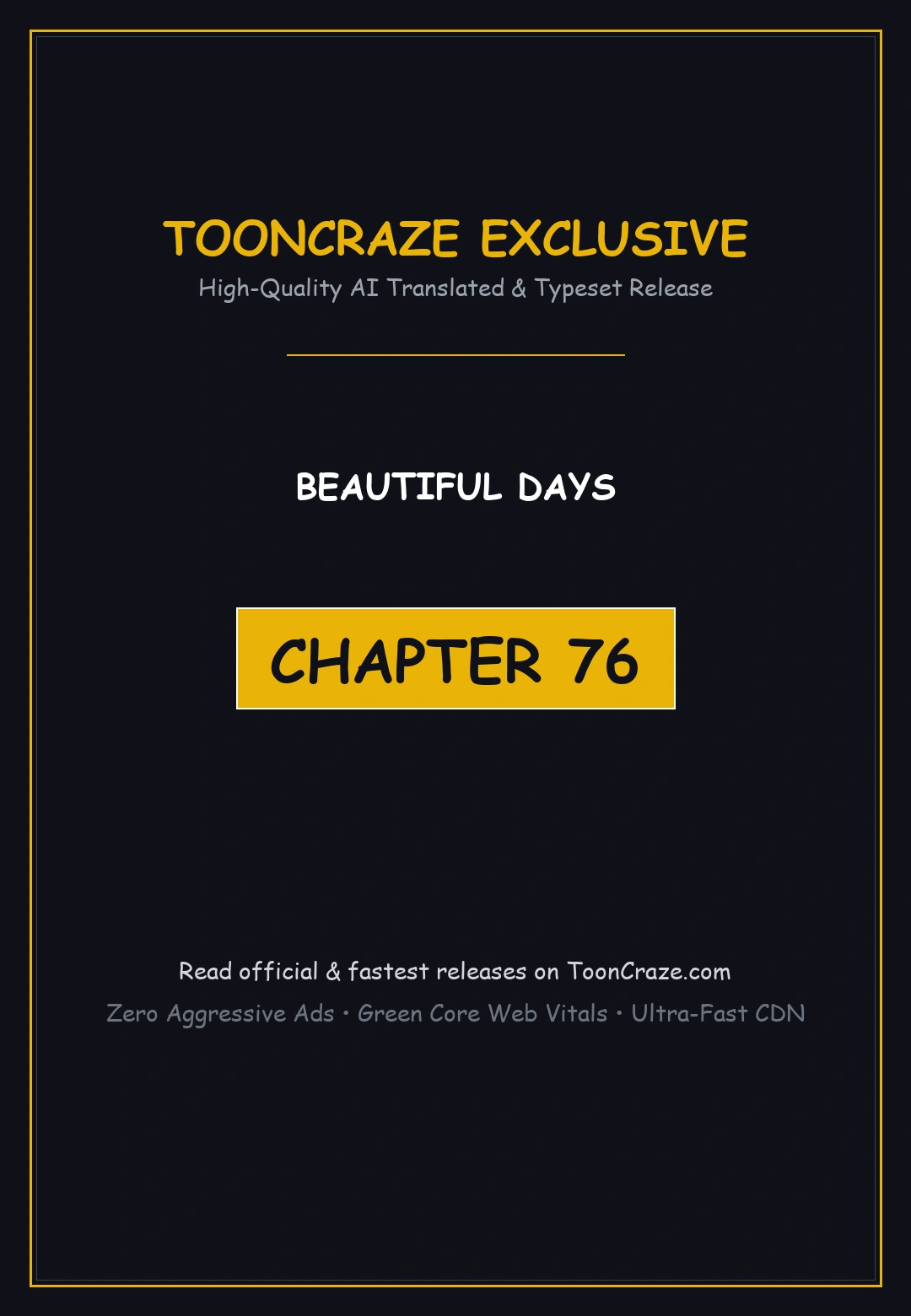 Beautiful Days Chapter 76 - Page 1