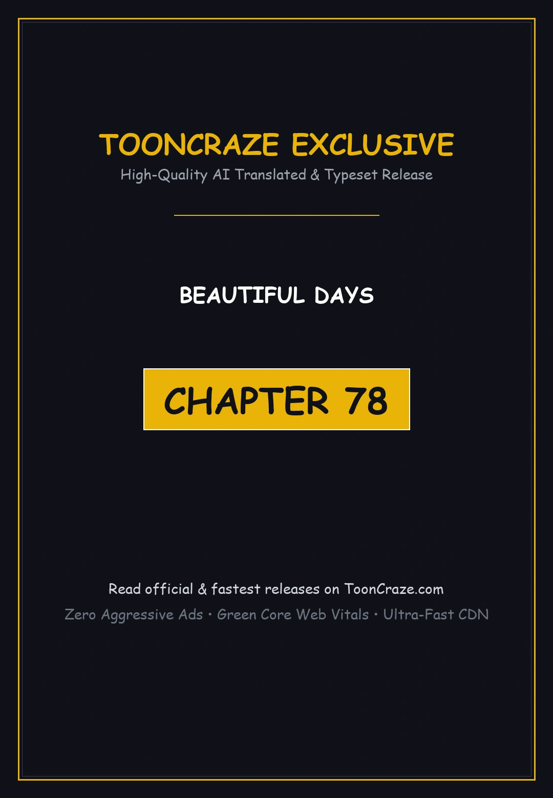 Beautiful Days Chapter 78 - Page 1