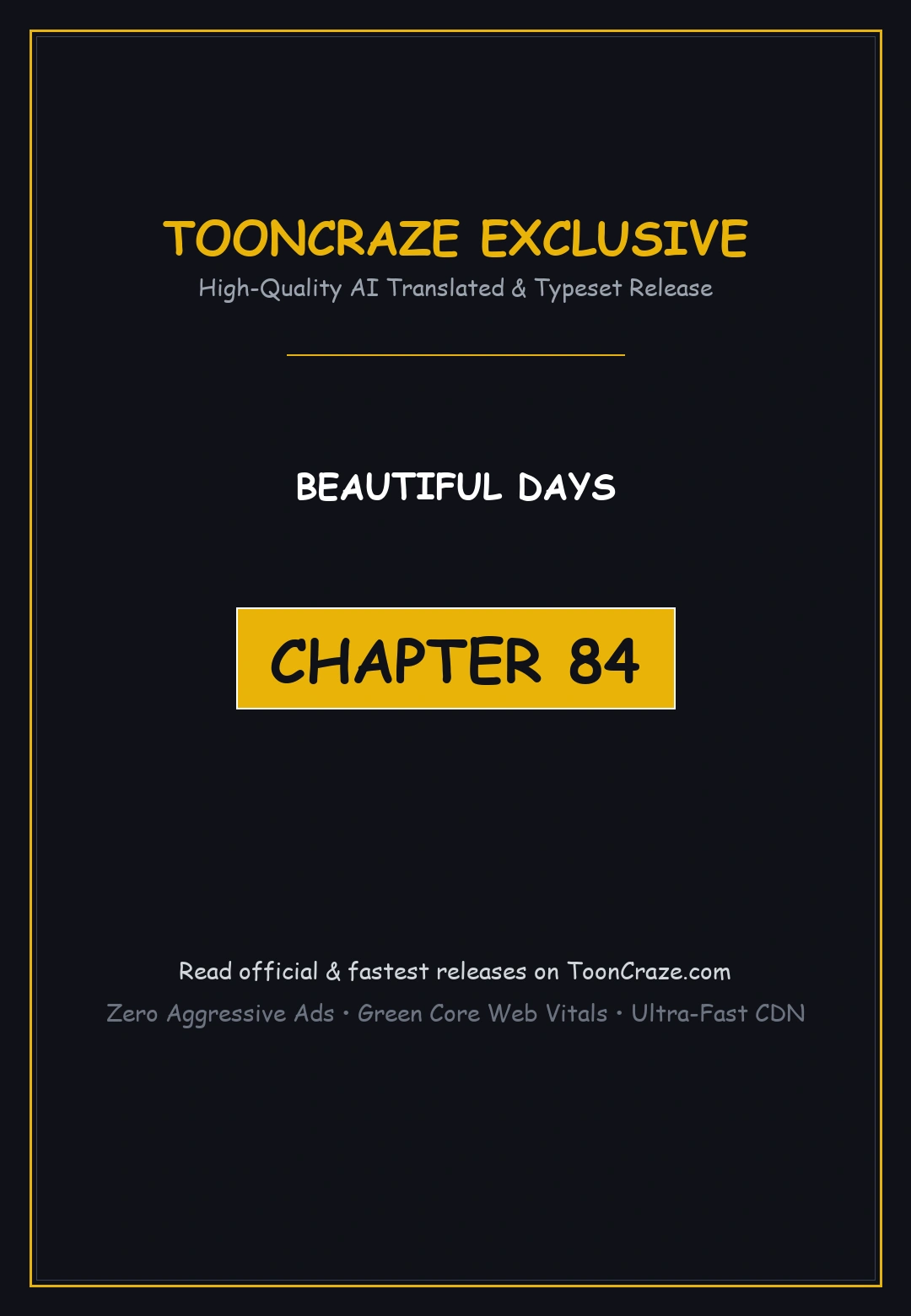 Beautiful Days Chapter 84 - Page 1