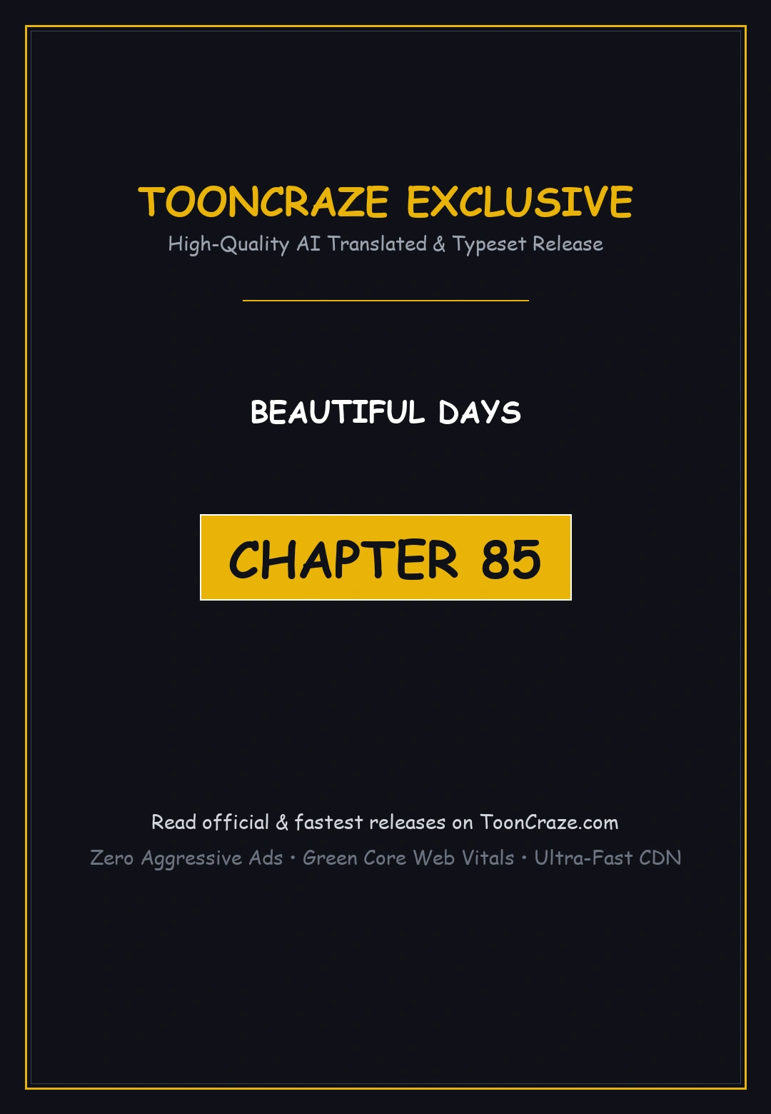 Beautiful Days Chapter 85 - Page 1