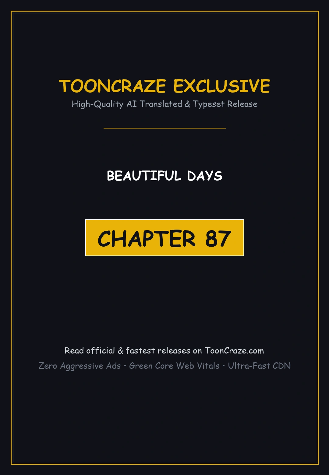 Beautiful Days Chapter 87 - Page 1