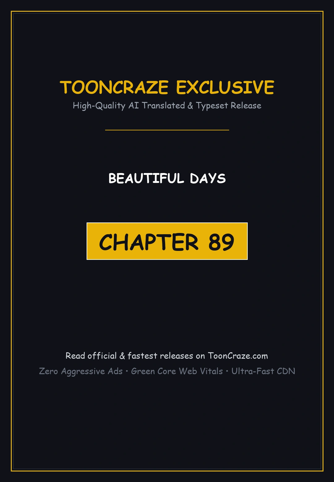 Beautiful Days Chapter 89 - Page 1