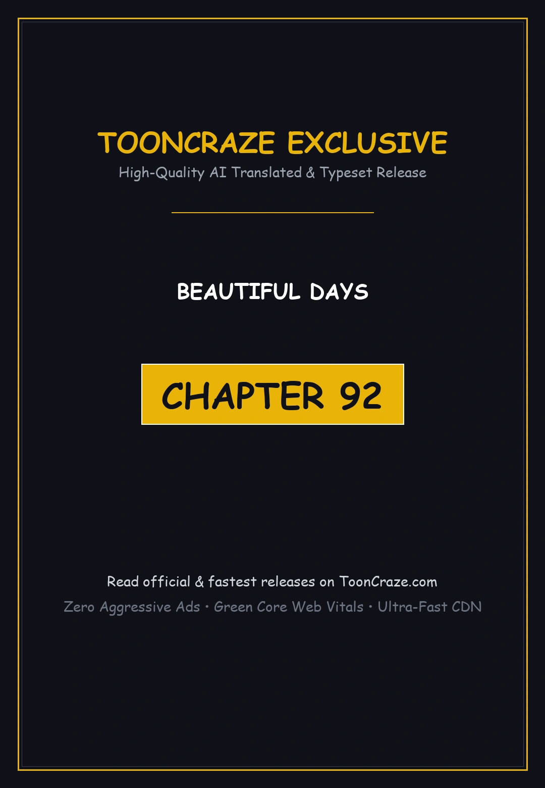 Beautiful Days Chapter 92 - Page 1