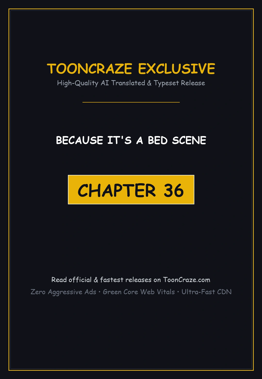 Because Its A Bed Scene Chapter 36 - Page 1