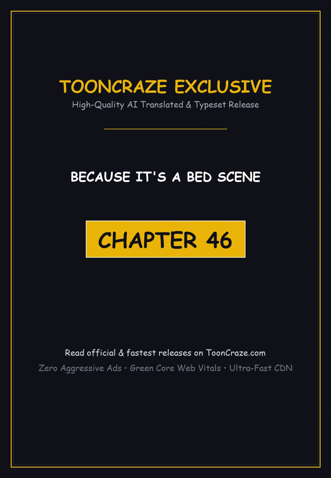 Because Its A Bed Scene Chapter 46 - Page 1