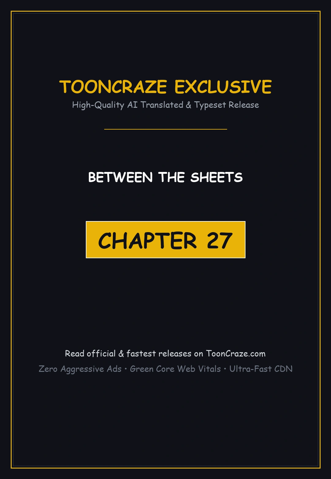 Between The Sheets Chapter 27 - Page 1
