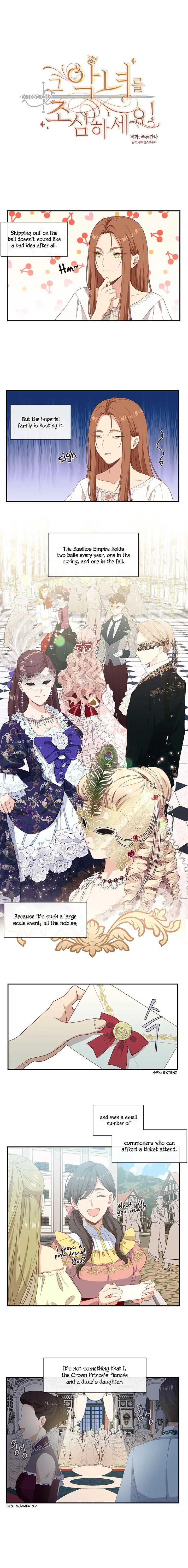 Beware Of The Villainess Manhwa Chapter 13 - Page 1