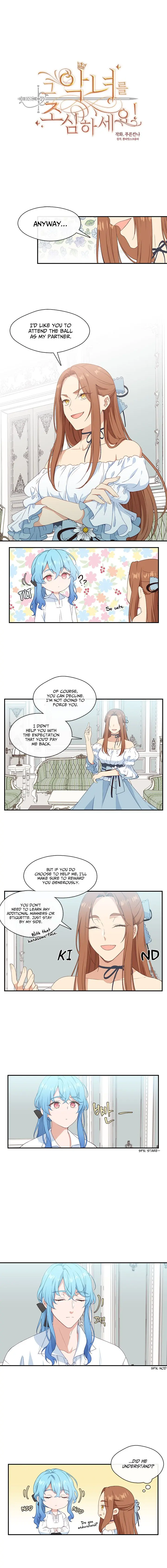 Beware Of The Villainess Manhwa Chapter 16 - Page 1