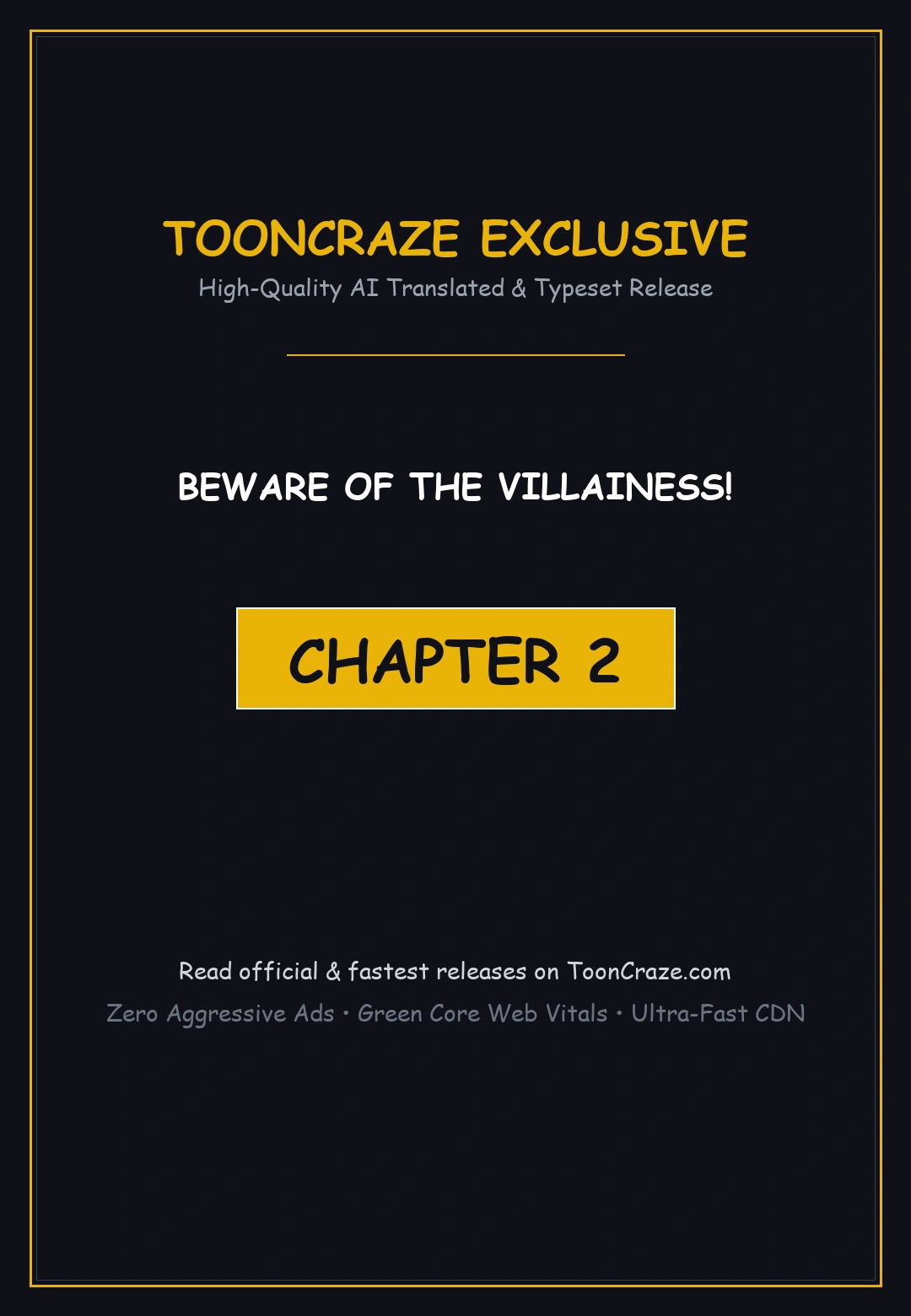 Beware Of The Villainess Manhwa Chapter 2 - Page 1