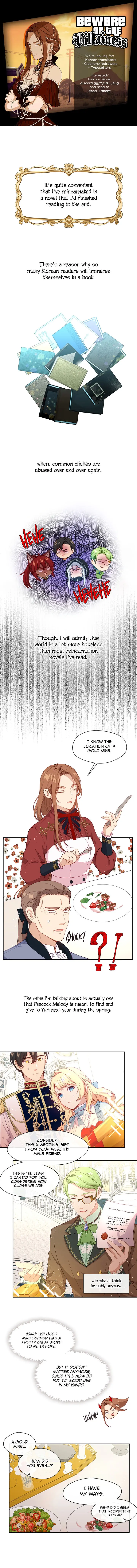Beware Of The Villainess Manhwa Chapter 60 - Page 1