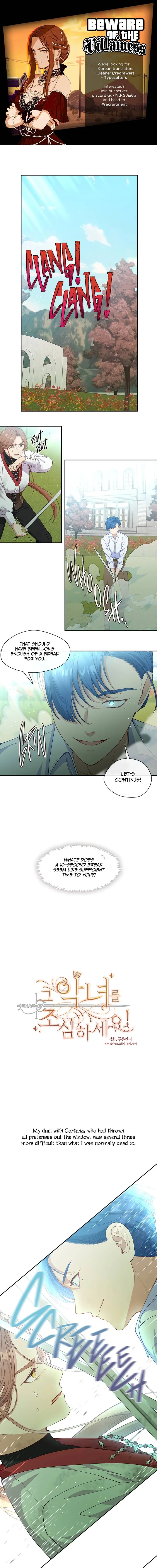 Beware Of The Villainess Manhwa Chapter 61 - Page 1