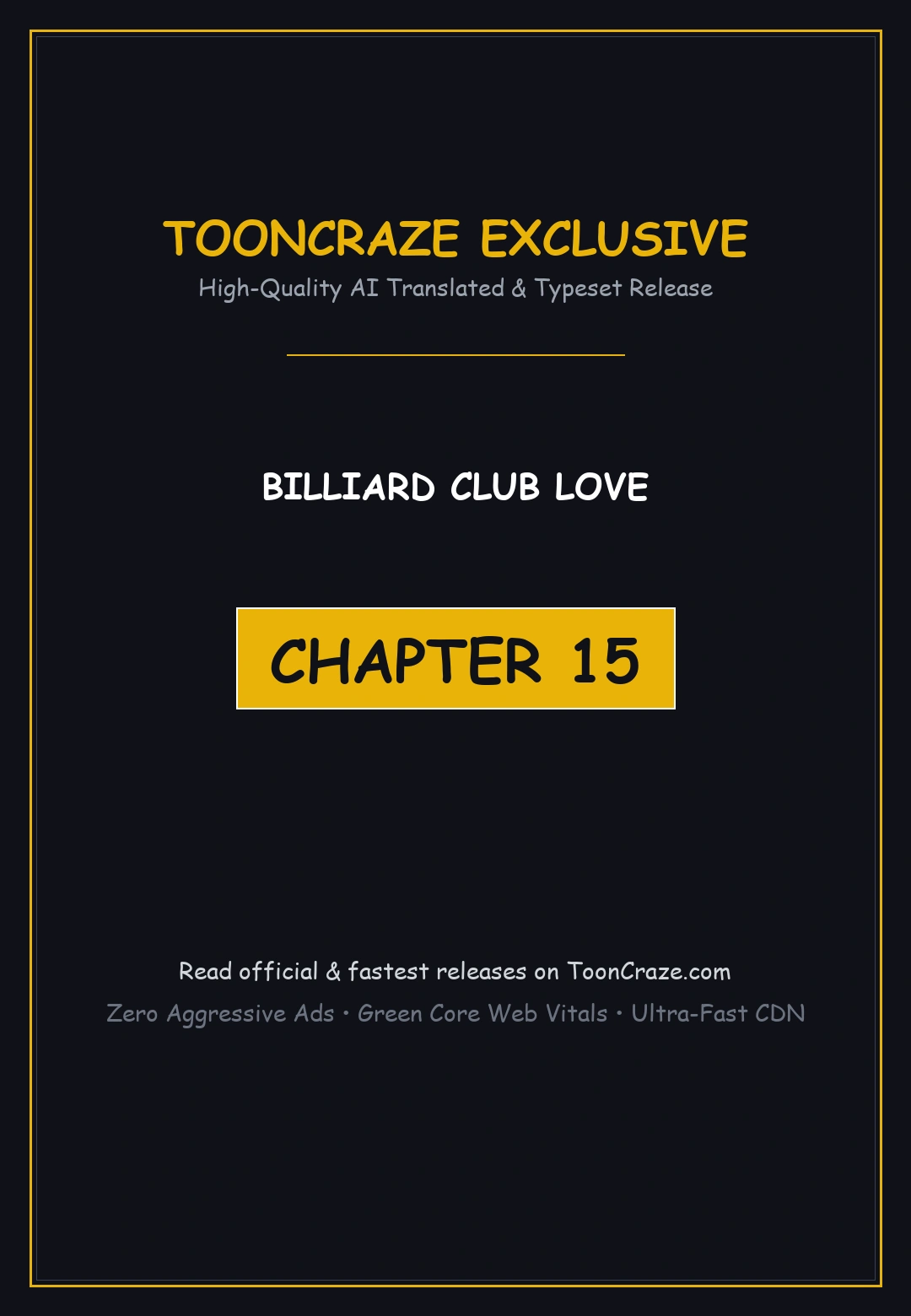 Billiard Club Love Chapter 15 - Page 1