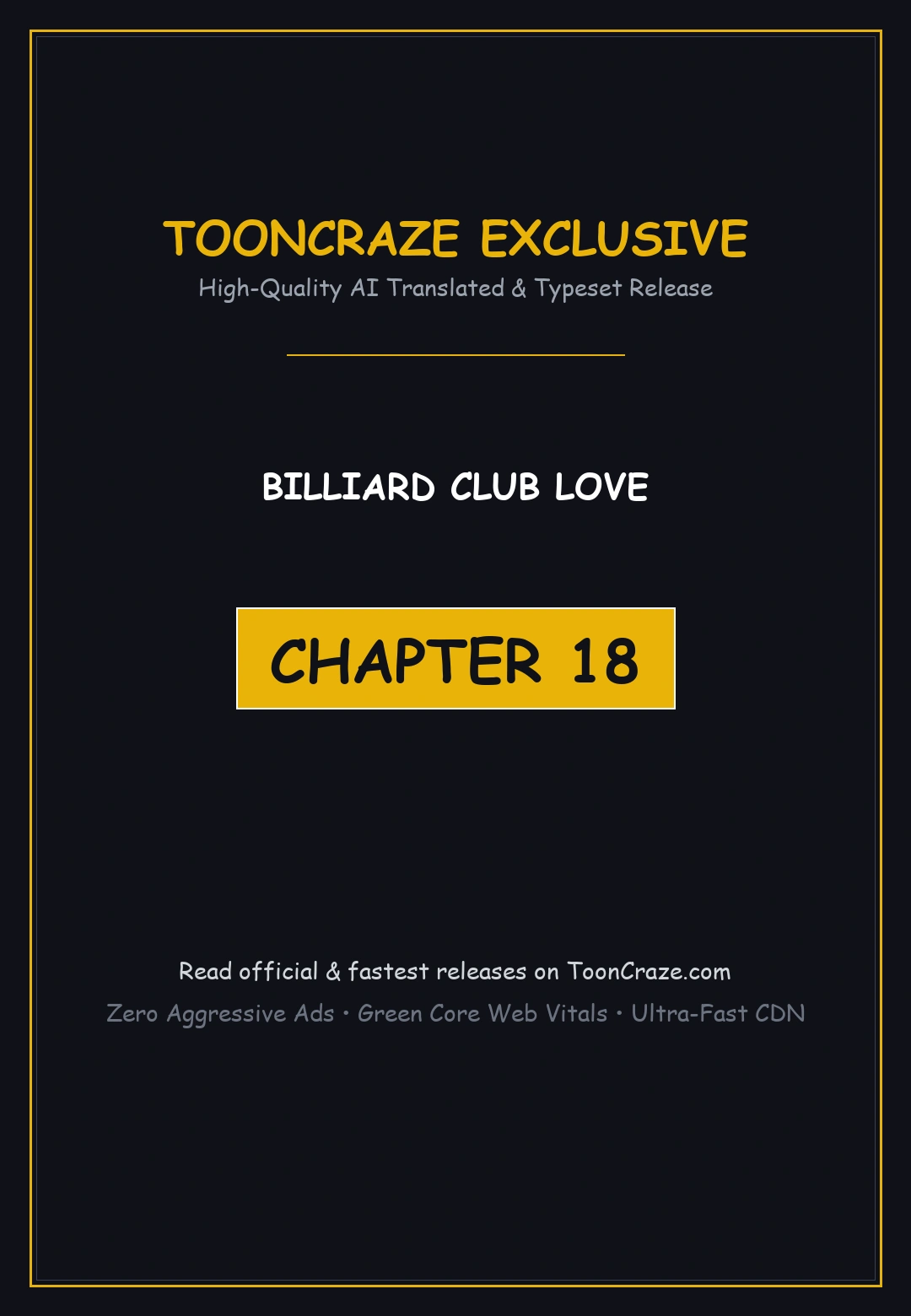 Billiard Club Love Chapter 18 - Page 1