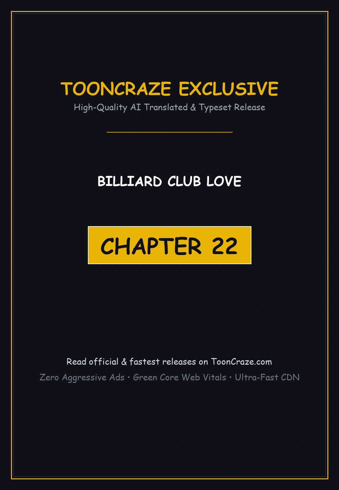 Billiard Club Love Chapter 22 - Page 1
