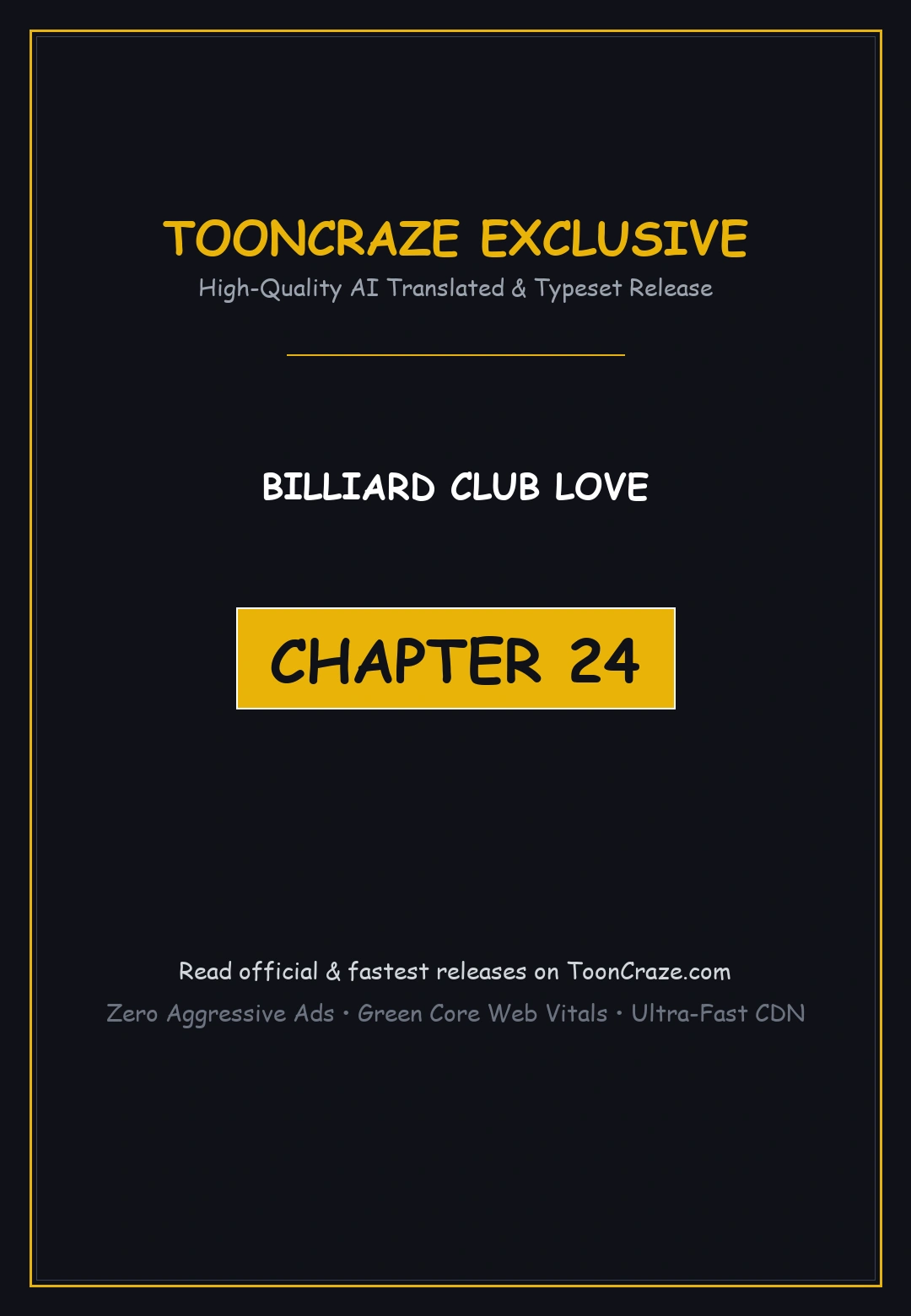 Billiard Club Love Chapter 24 - Page 1