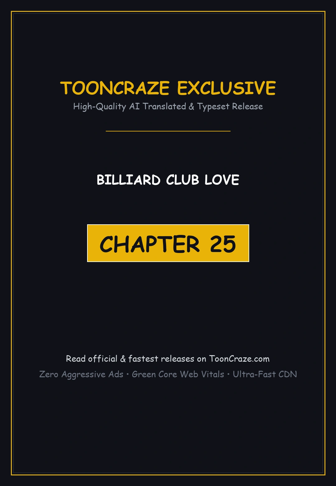 Billiard Club Love Chapter 25 - Page 1