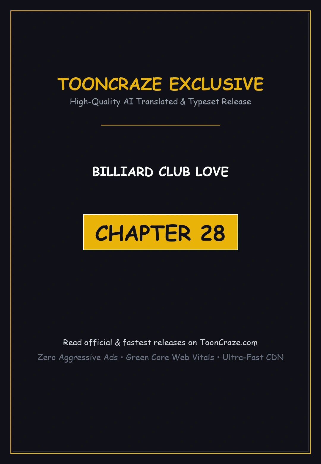 Billiard Club Love Chapter 28 - Page 1