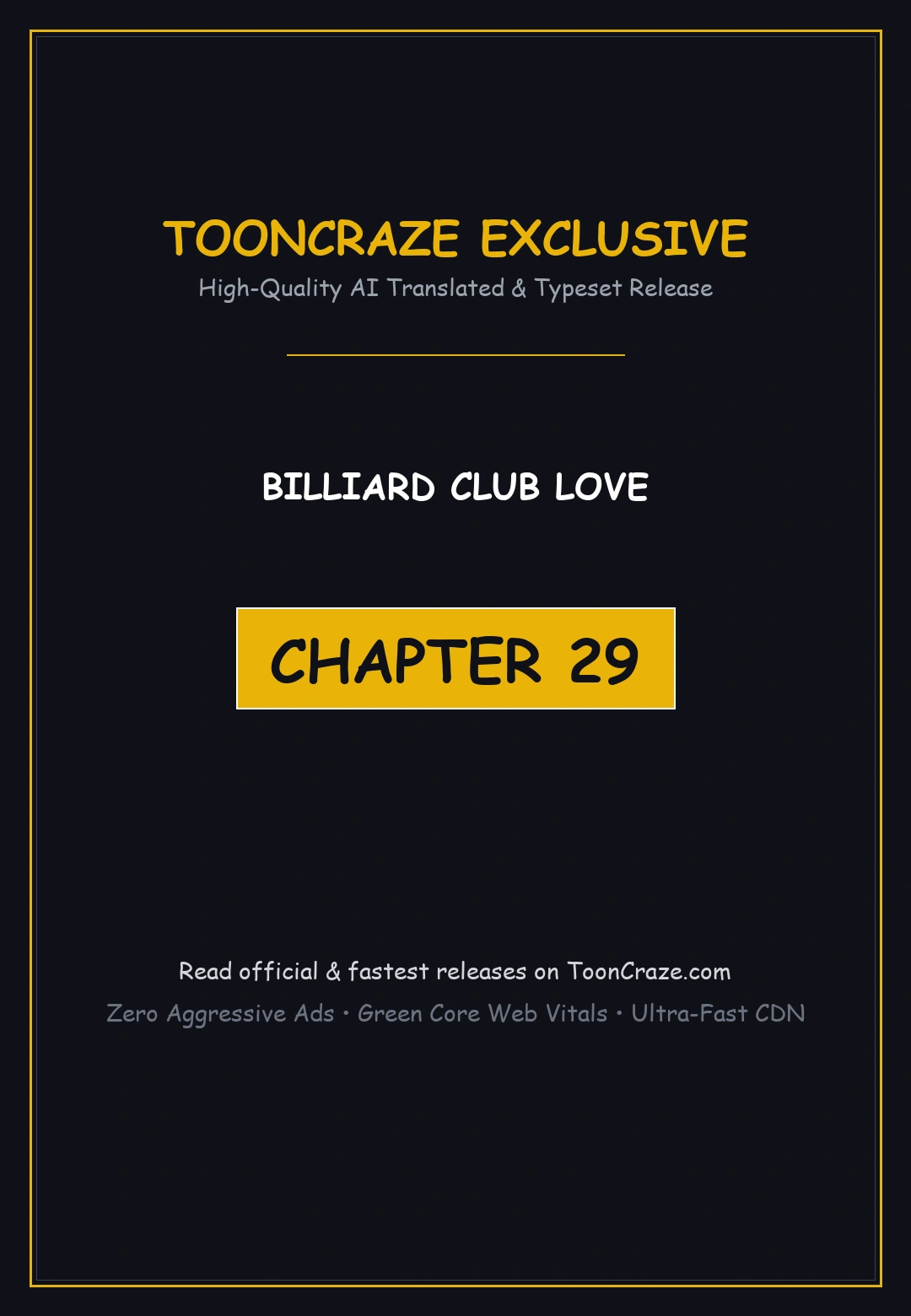Billiard Club Love Chapter 29 - Page 1