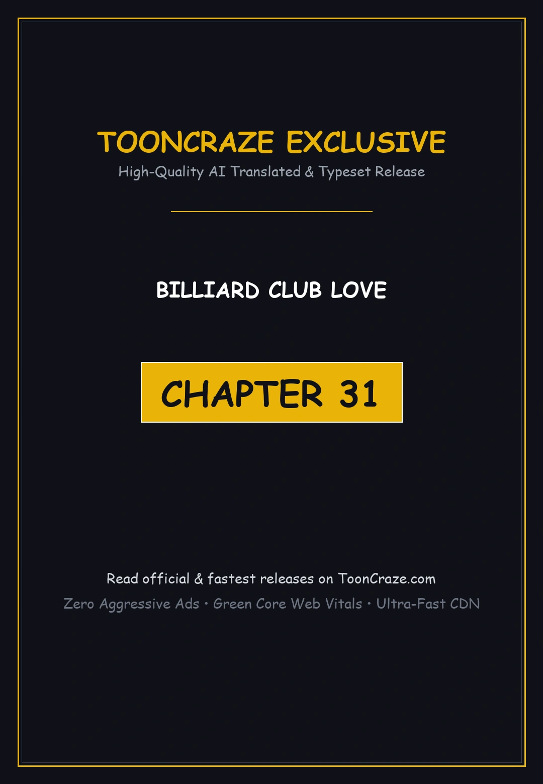 Billiard Club Love Chapter 31 - Page 1