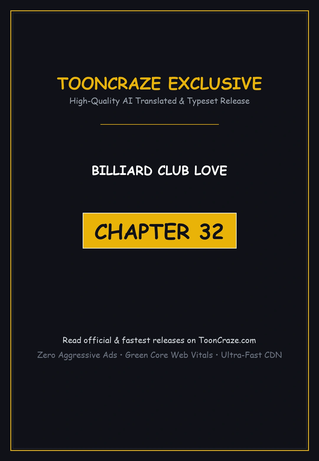 Billiard Club Love Chapter 32 - Page 1