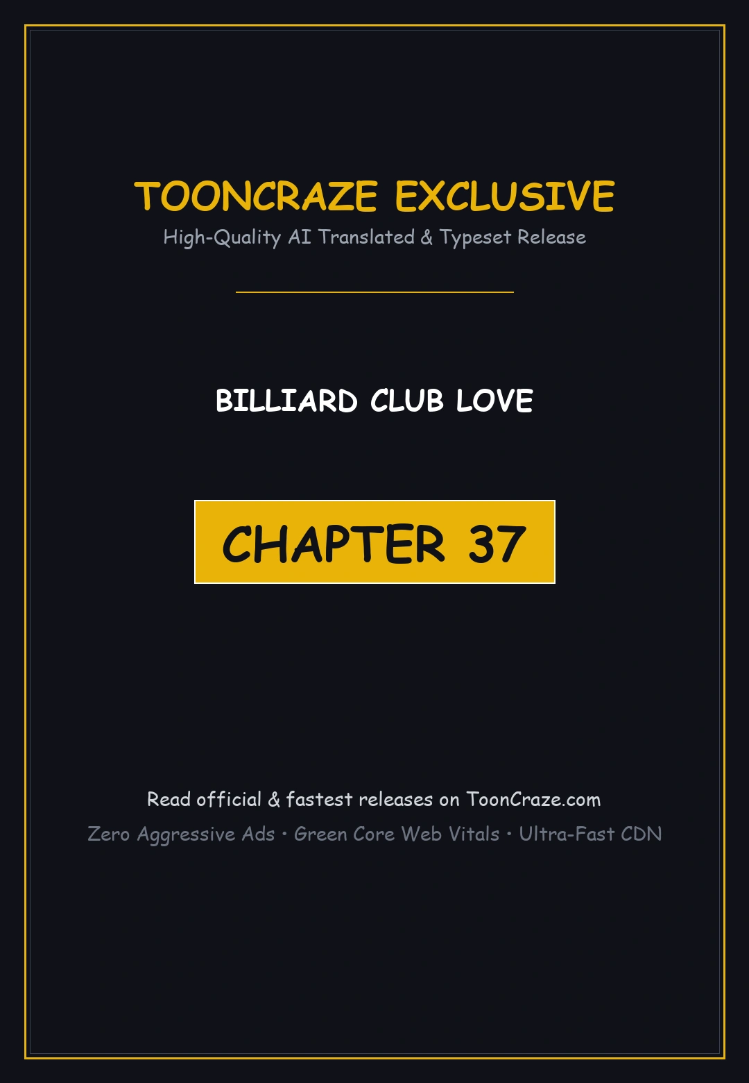 Billiard Club Love Chapter 37 - Page 1