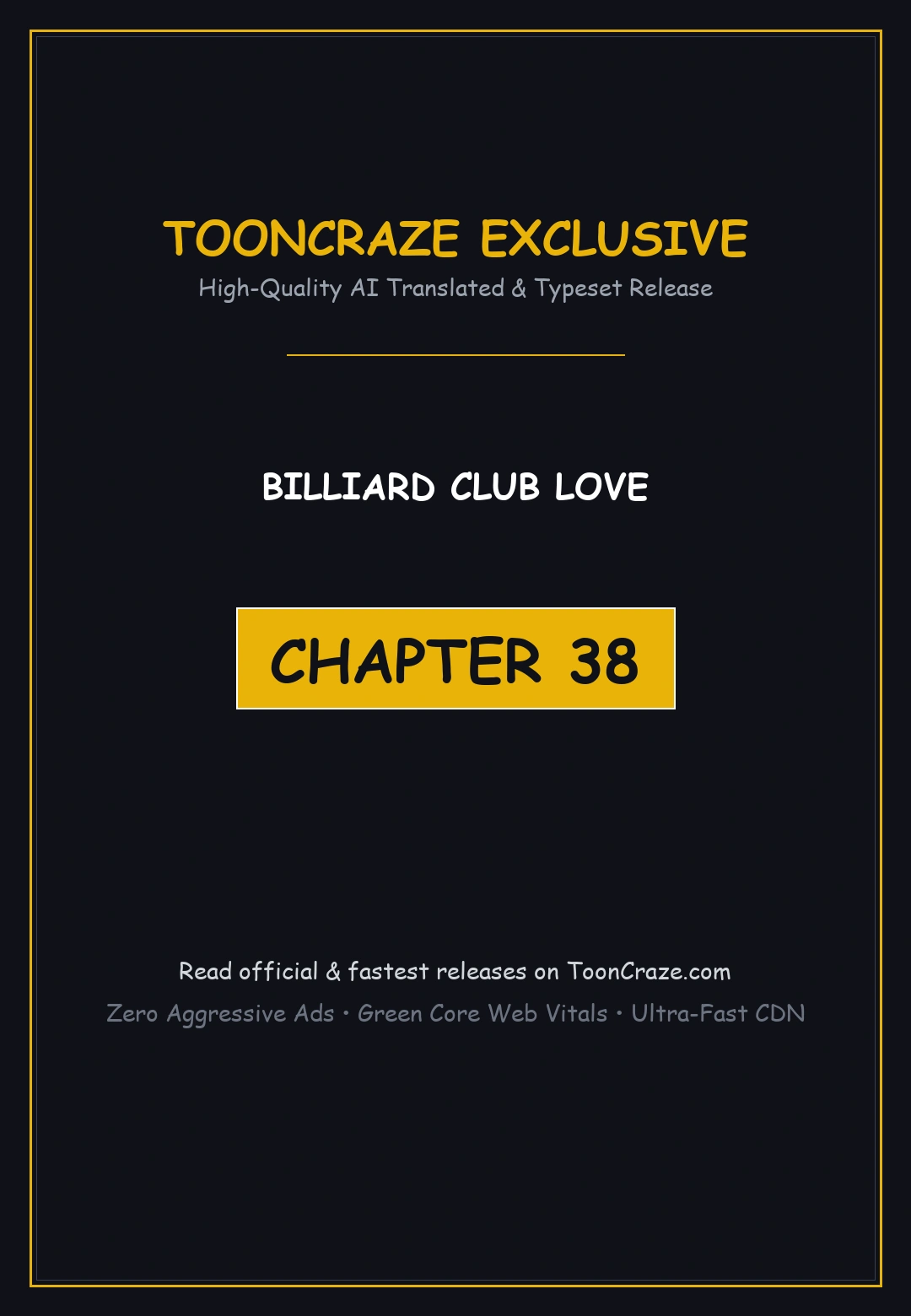Billiard Club Love Chapter 38 - Page 1
